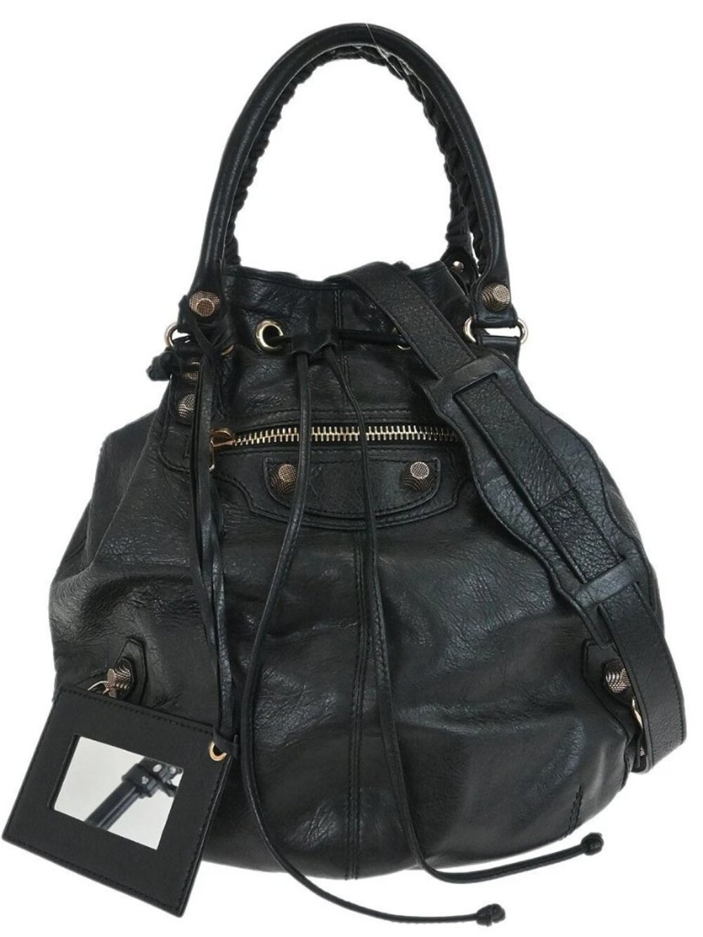 Balenciaga Black Pompon
